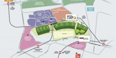 Mapa de la expo de Singapur