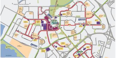 Mapa de ciclismo de Singapur