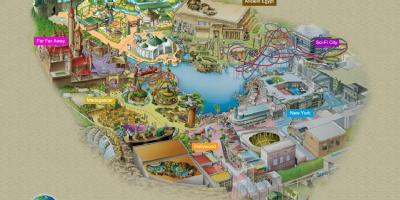El Resorts world sentosa mapa