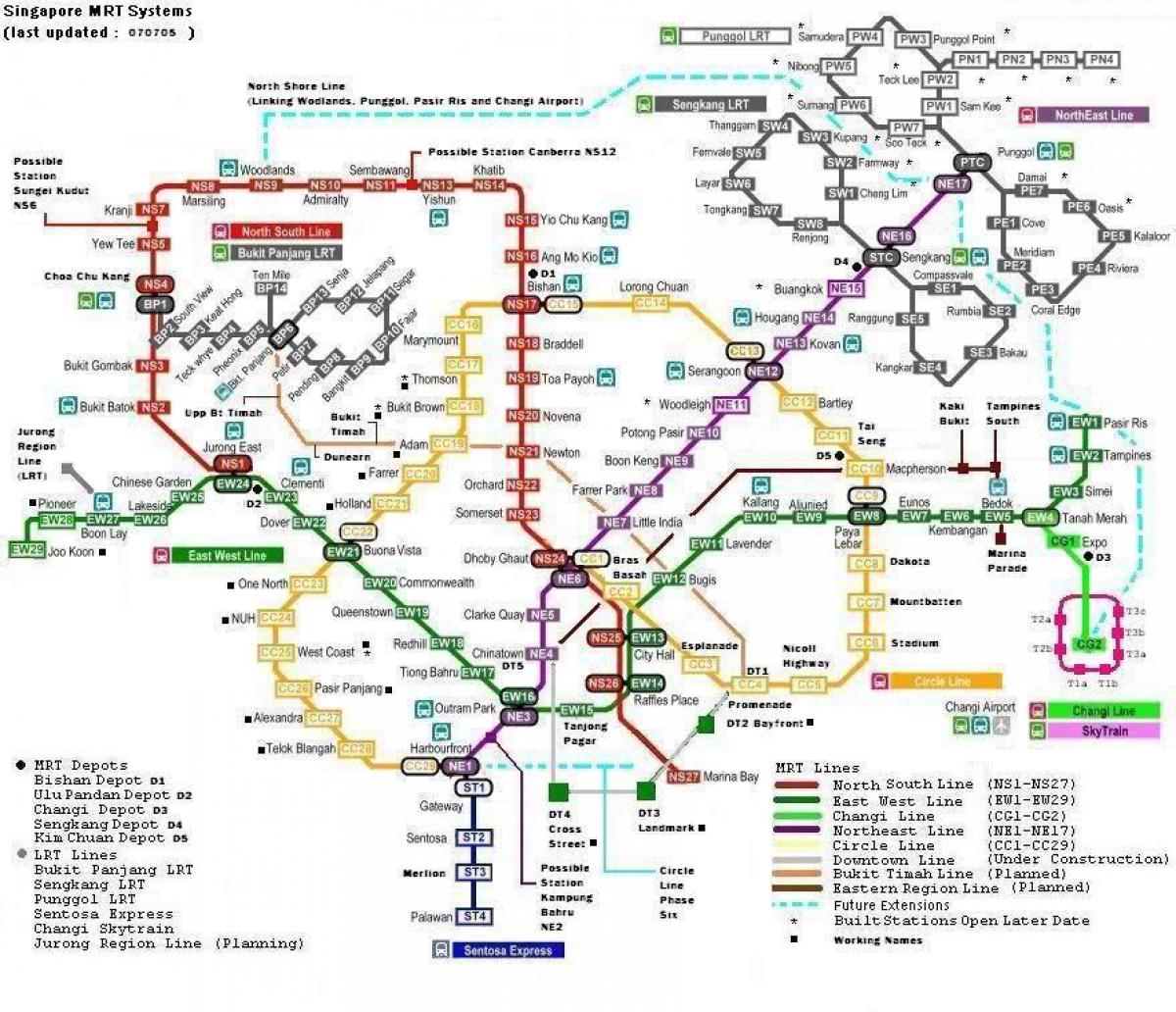 mrt 7 mapa de estaciones de